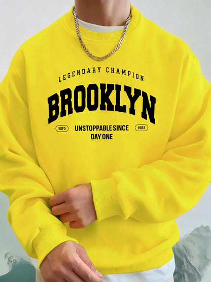 Womens Casual Superior Brooklyn Print Sweatshirts