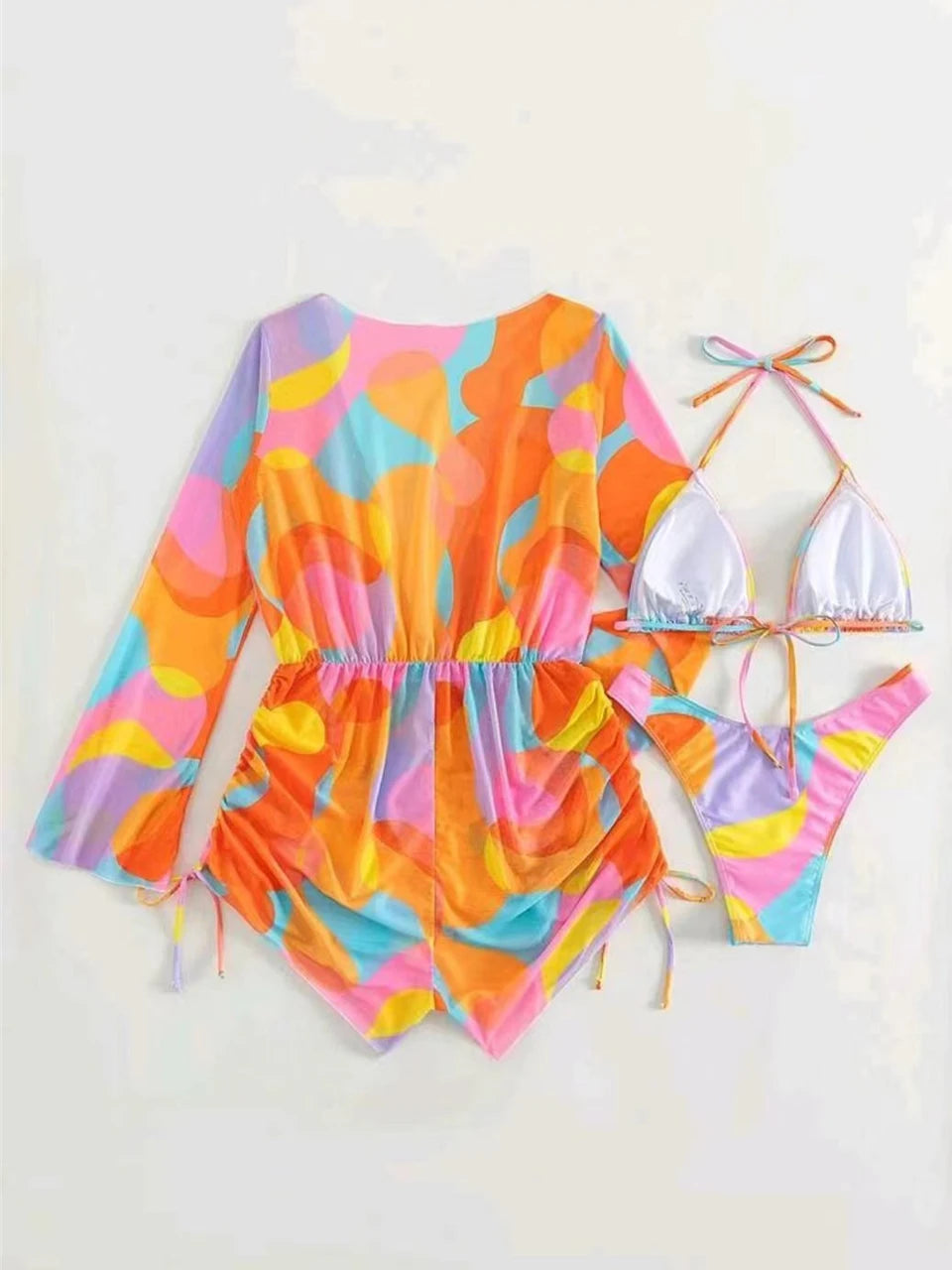 Black In Style 3 Pieces Bikini Set