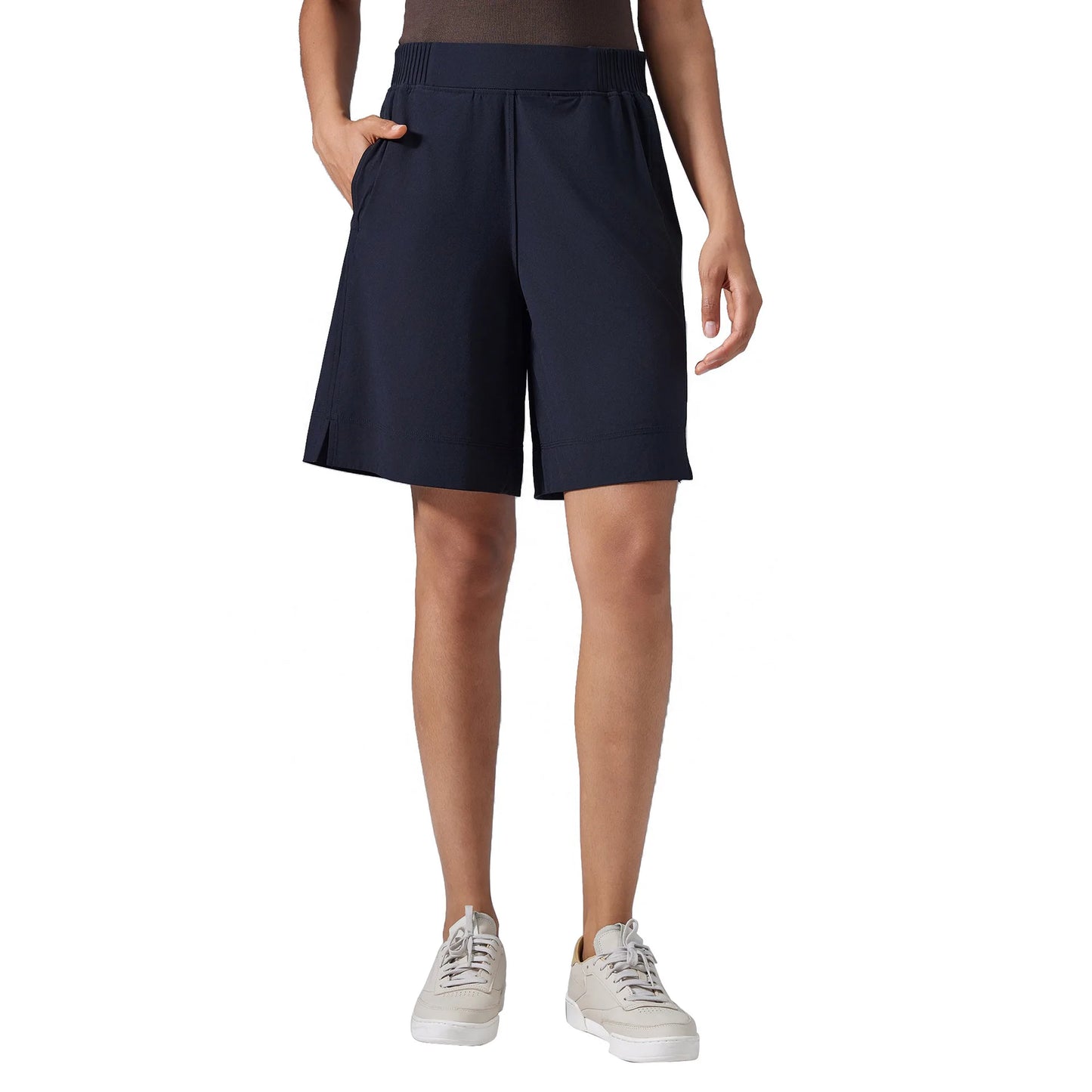 Knee Length Wide Leg Women Shorts