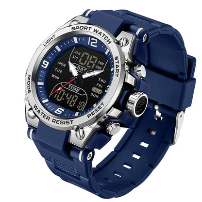 Mens 50m Waterproof Mascular Digital Analog Display Watches