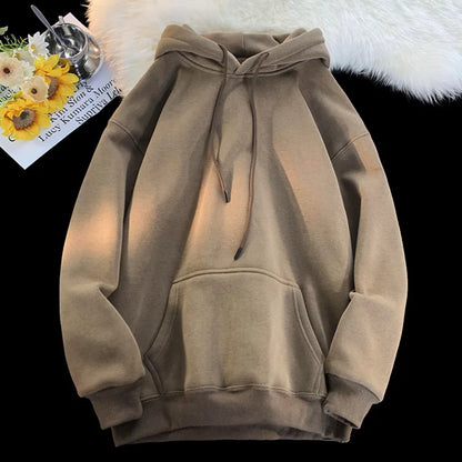 5xl Plus Size Half Color Harmony Casual Hoodies