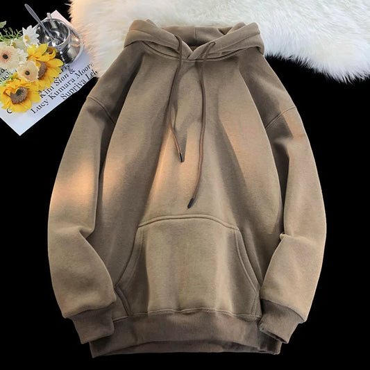 5xl Plus Size Half Color Harmony Casual Hoodies