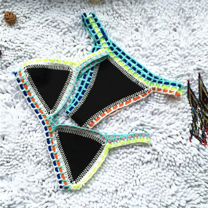 Womens Long Sleeve Creative Sexy African Style Bathing Suit Bikini