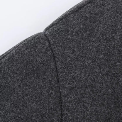 Classic Wool-Blend Overcoat – Elegant Long Coat for Women