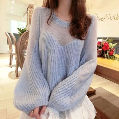 Women Knee Length Oversized Long Knitted Sweaters
