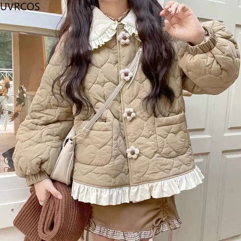 Colorful Love Print Hoodie for Effortless Korean Casual Street Style Looks