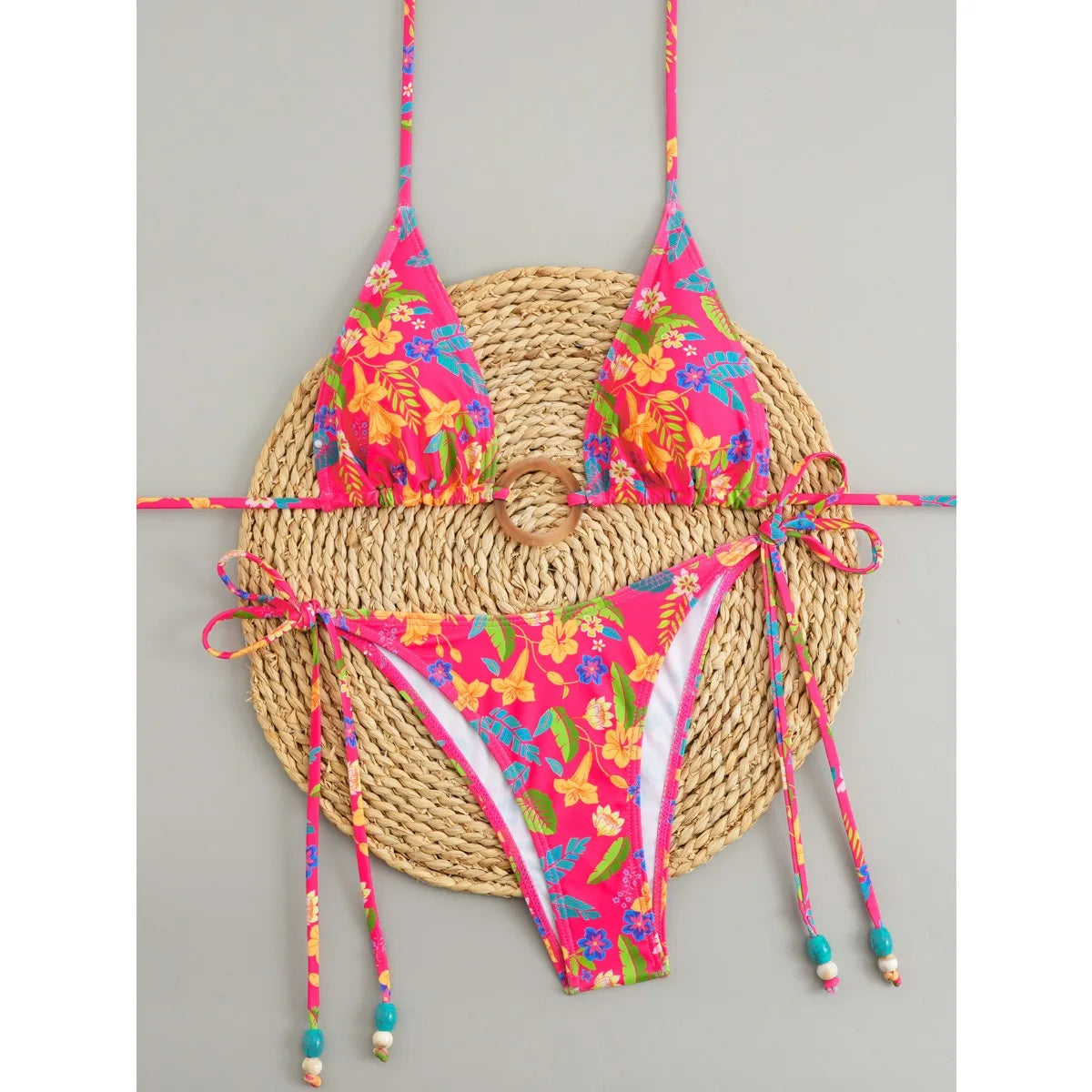 Polka Glow Push Up Bikini