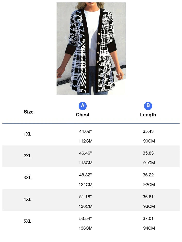 Bold Silhouette: Modern Geometric-Sleeve Knit Cardigan