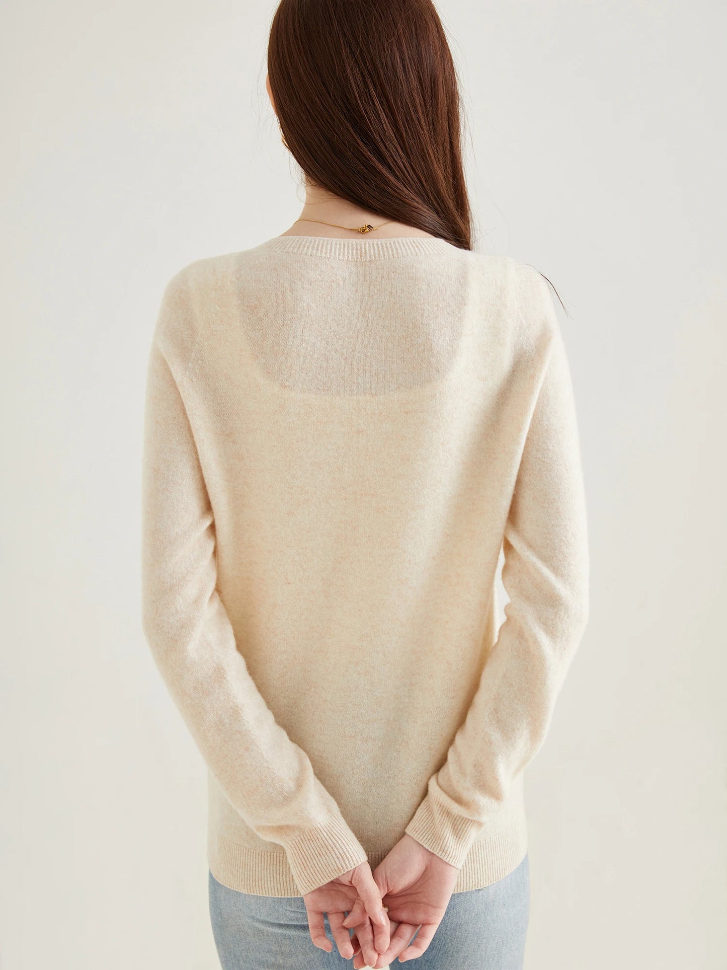 100% Merino Wool Knit Cardigan for Women – Timeless Vintage Style