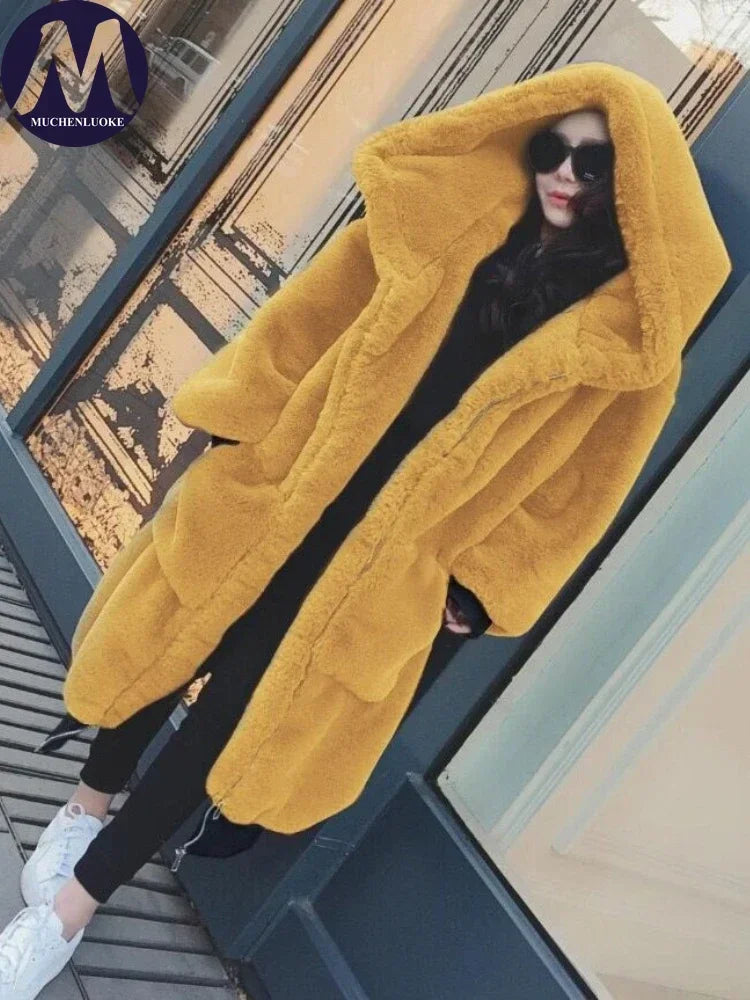 New Hooded Fluffy Coats