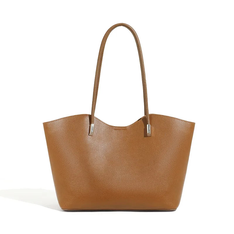 Genuine Leather Soft Designer Large Capacity Handbags For Women