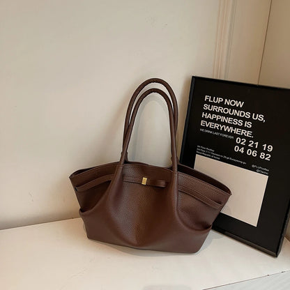 Genuine Leather Elegant Large Capacity Tote Bags