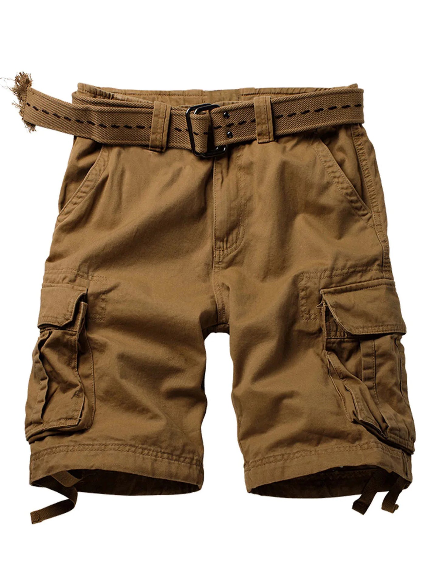 Camouflage Pattern Casual Cotton Mens Cargo Shorts