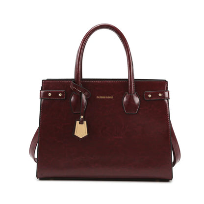 Genuine Leather Flap Cover Luxury Handbags For Women