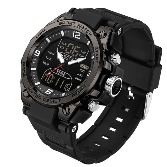 Mens 50m Waterproof Mascular Digital Analog Display Watches