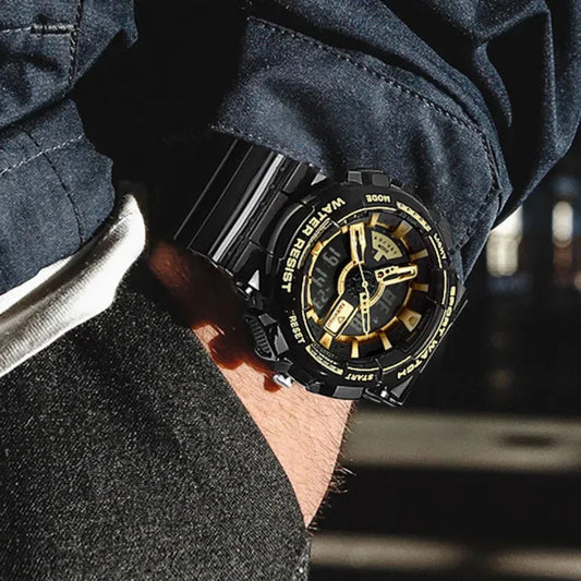 Mens Casual Muscular Sport Digital Analog Watch