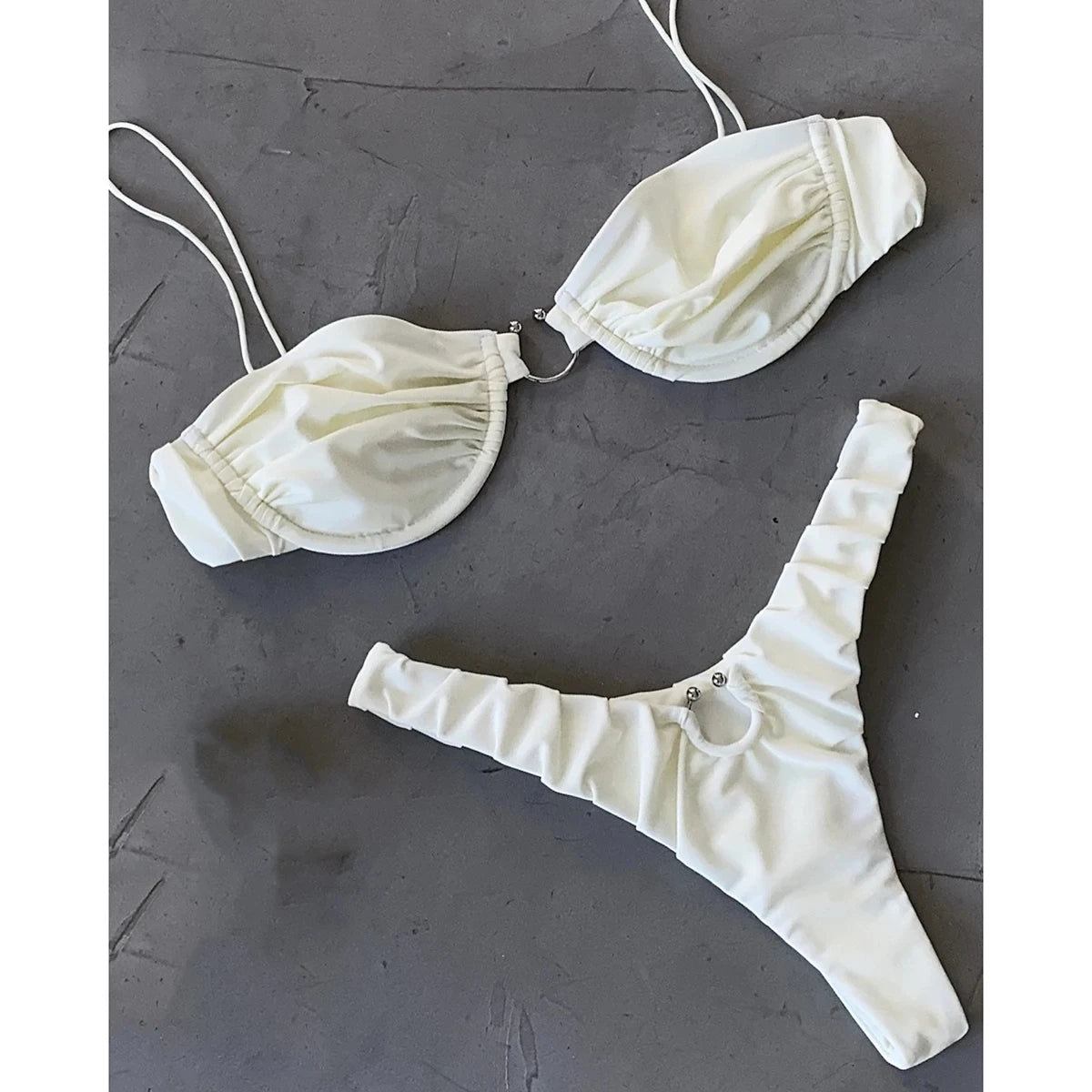 Coquette Aesthetic - Cute Pink Bikini Beach Outfit