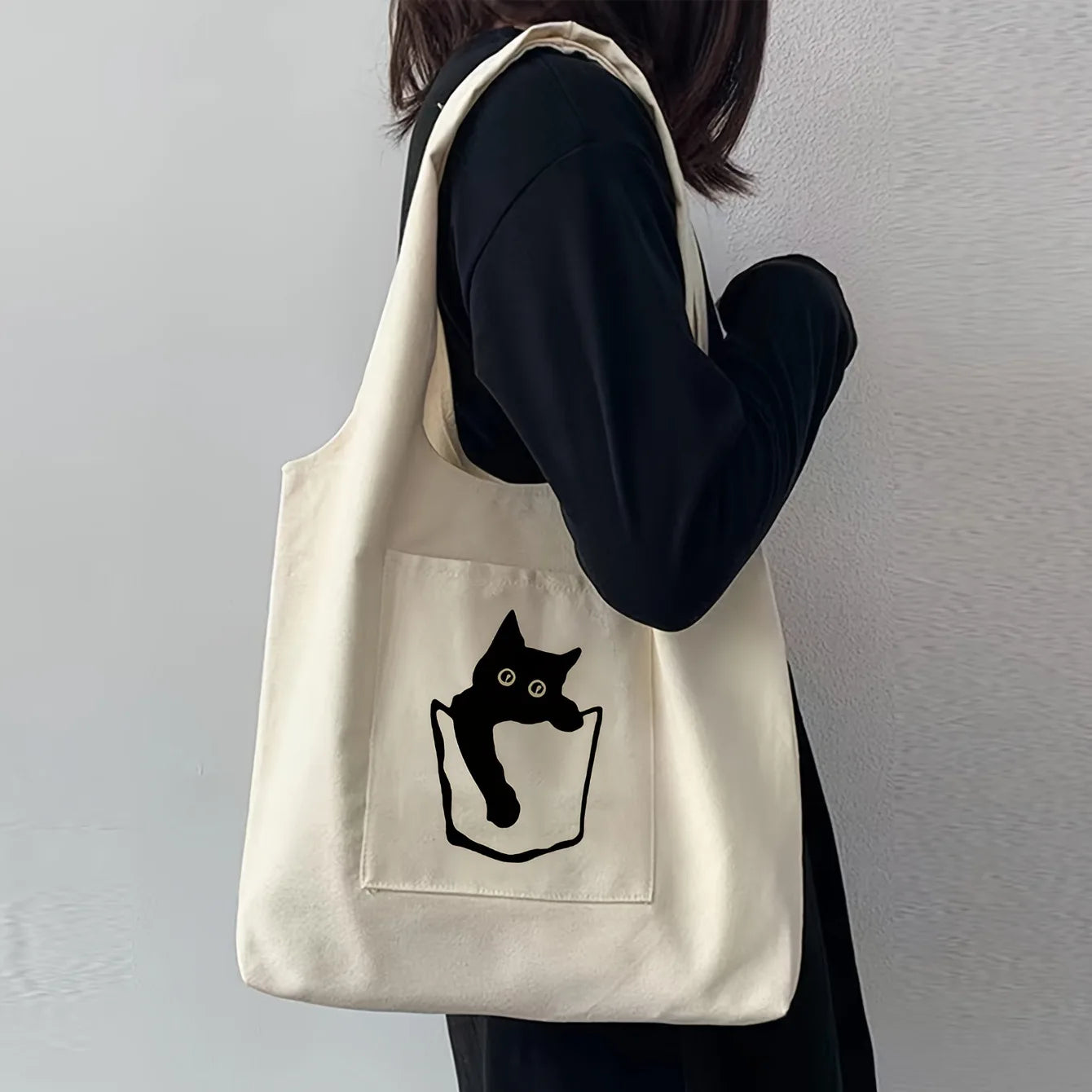 Womens Japanese Big Canvas Bag