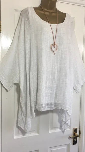 Women Plus Size Batwing Sleeve Sweater