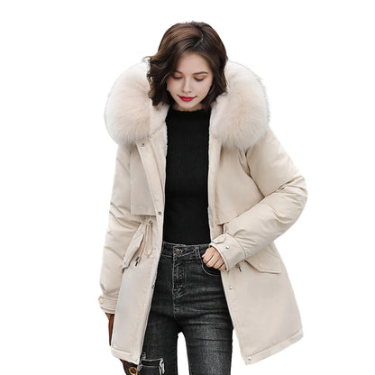 Winter Woolen Coat For Women Casual Windproof Outerwear Cozy Autumn Jacket Fashionable Clothing