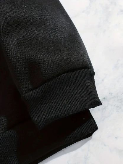 2356 What Is The Next One Printed Cotton Casual Hoodies