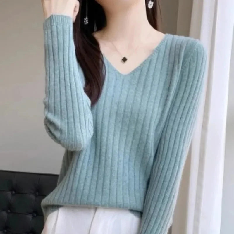 Womens Spring Autumn Lace Up Sweaters