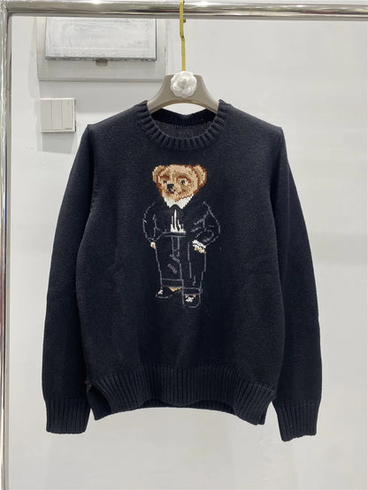 Womens Sweety Bear Cartoony Sweater