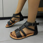 Buckle Closure Casual Rome Style Flat Gladiator Sandals