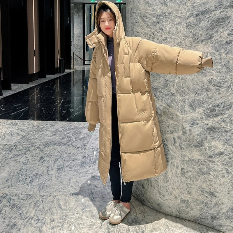 2025 Womens Winter Parka Jacket Slim Fit Stand Collar Casual Streetwear Warm Autumn Winter Coat For Women