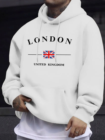 London Letter Flag Printed Crop Top