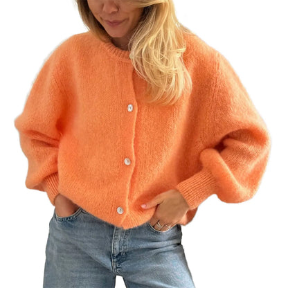 Casual Soft Single Breasted Cardigan Sweater