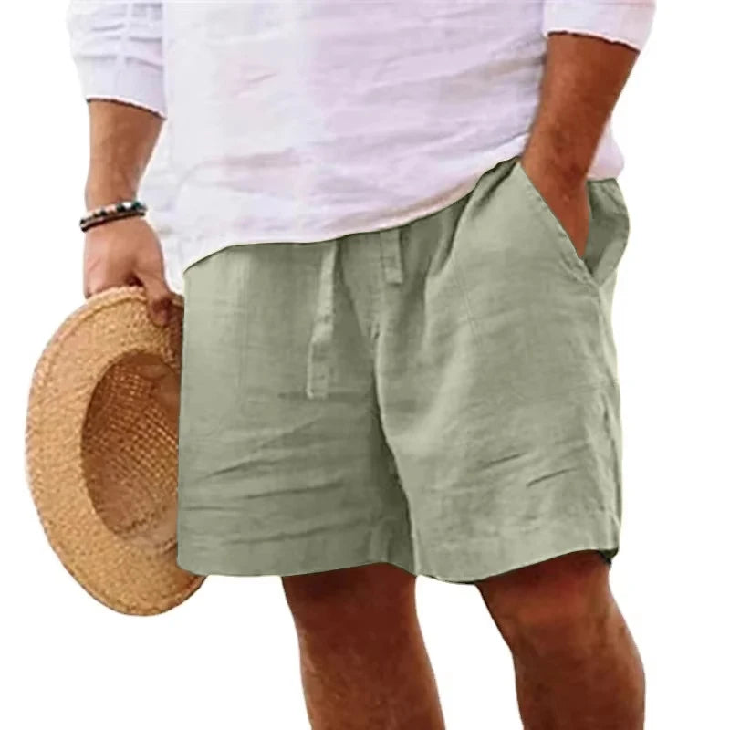 Mens Above Knee Cotton Jean Shorts