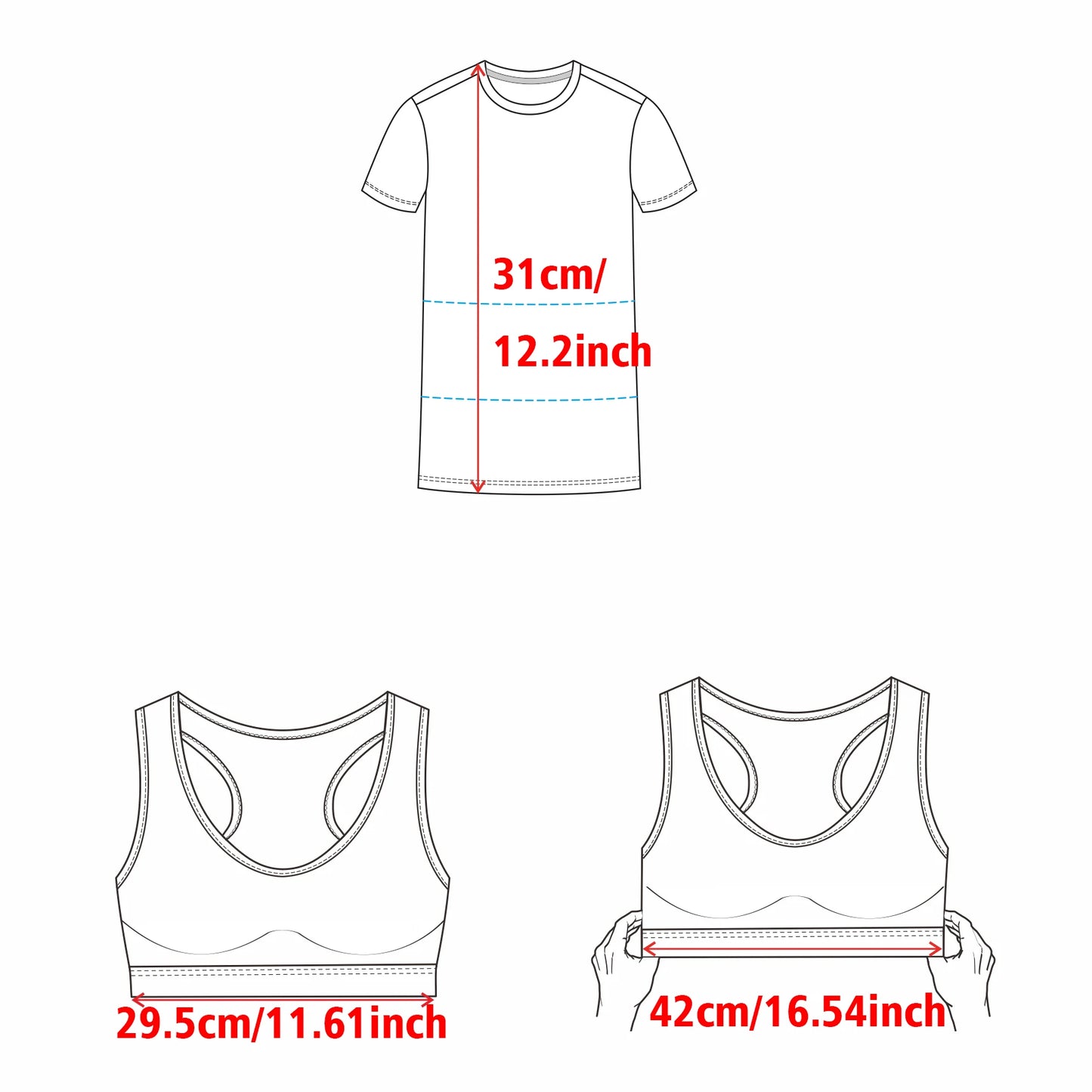 Womens Breathable Casual Unpadded Bra Vest Crop Top