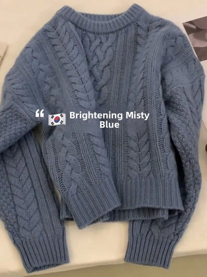 Womens Twisted Belted Long Sweaters