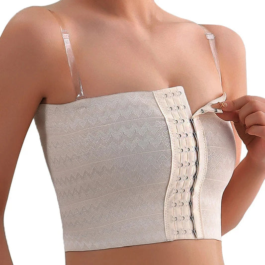 Breathable Chest Binder Bra Top – Wire-Free Support & Comfortable Fit