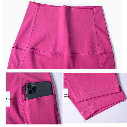 High Waist Women Solid Color Soft Workout Gym Sports Short