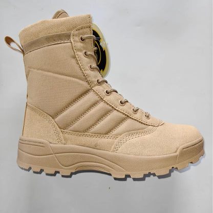 Tactical Boots Men Special Force Desert Combat Boots Outdoor Hiking Ankle Shoes Work Safety Boots