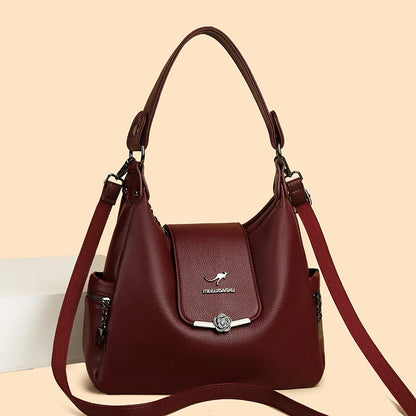 Luxury Designer Handbags For Women Large Capacity Soft Leather Shoulder Crossbody Bags High Quality Fashion