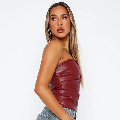 Clubwear Icon: Backless Spaghetti-Strap Crop Tank