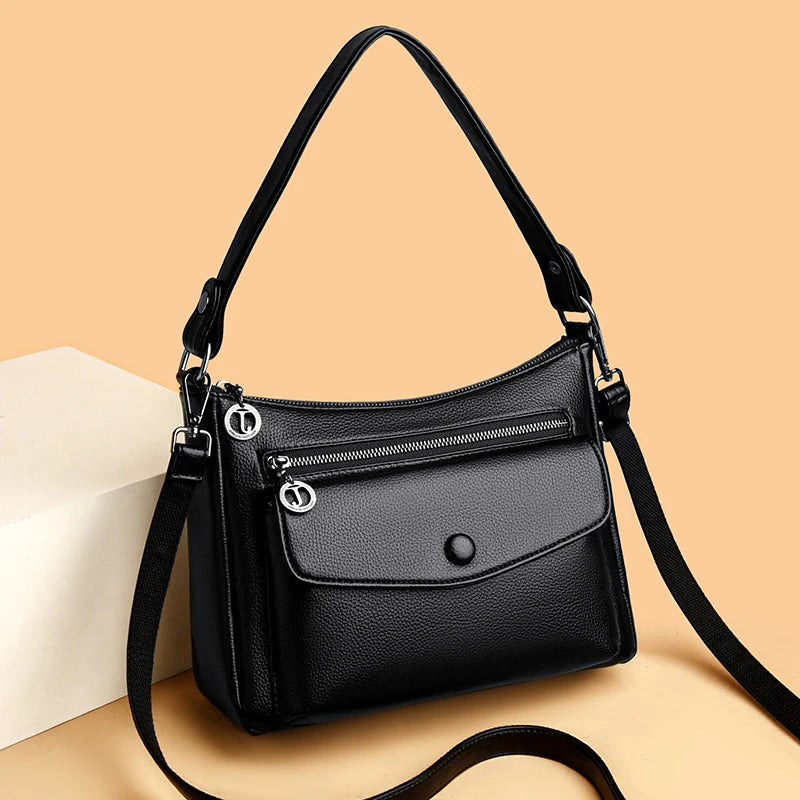 Womens Retro Leather Tote Bags