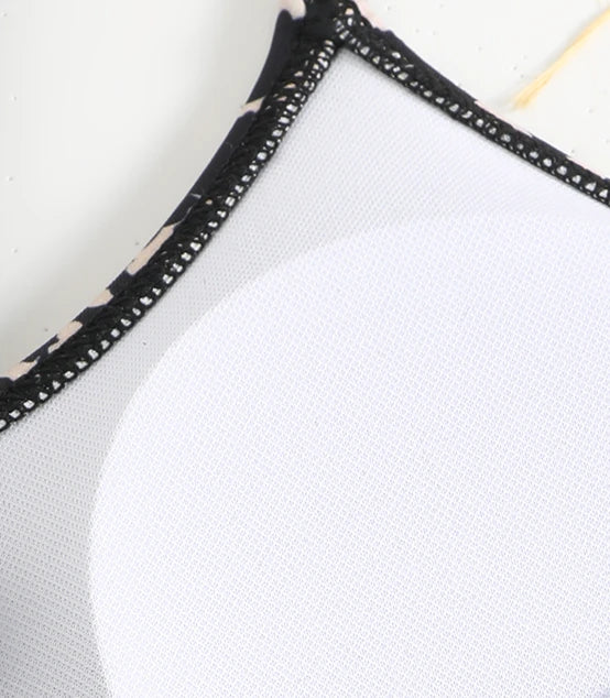 2025 Sexy Green Leopard Print Bikini Set Womens Knotted Push Up Swimsuit Beach Bathing Suit Swimwear