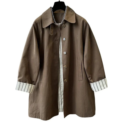Belted Beige Trench Coat
