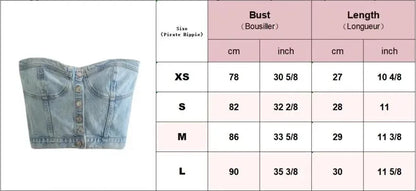 Blue Backless Denim Corset Crop Top for Women – Off-Shoulder Sleeveless Bustier Tank, Sexy Elegant Summer Streetwear 2025