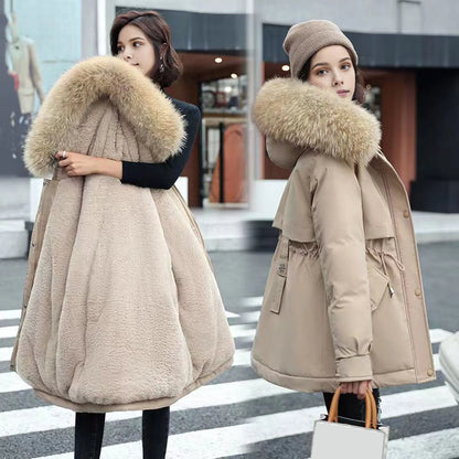 Winter Woolen Coat For Women Casual Windproof Outerwear Cozy Autumn Jacket Fashionable Clothing
