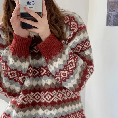 Knitwear Thick Loose Women Sweaters