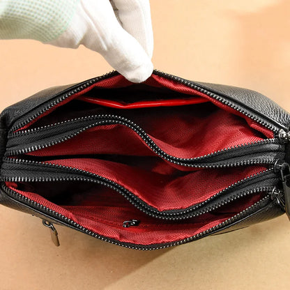 Contemporary Icon: Genuine Leather Designer Shoulder Bag