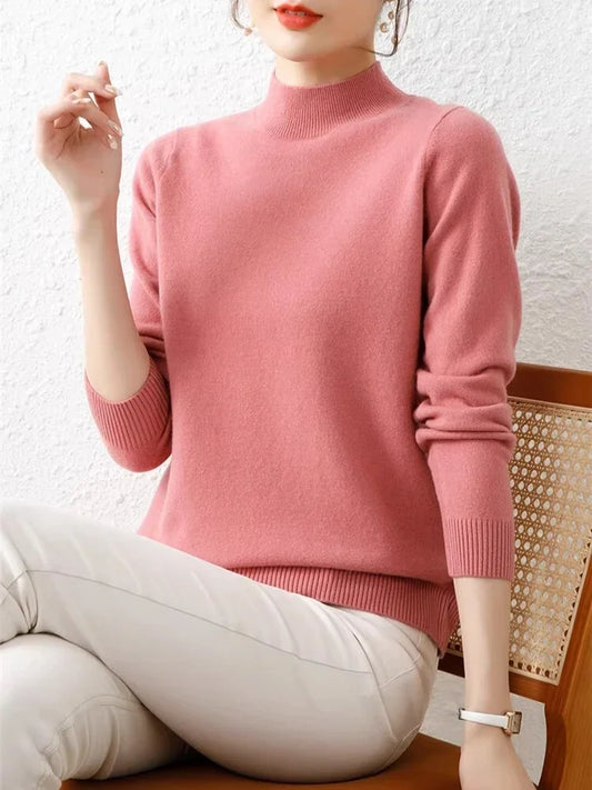 Vintage Sweaters Women Pullover Winter Striped Jumpers Korean Style Loose Pullover Knitwear Casual Loose Sweater Pull Femme