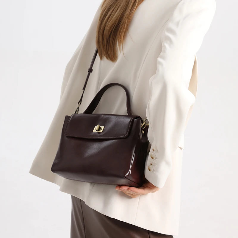 Genuine Leather Luxury Kangaroo Casual Women Handbags