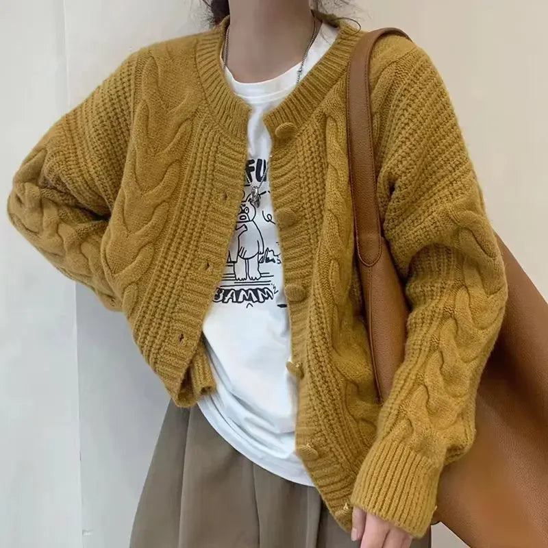 Womens Button Clouse Cardigan Sweaters