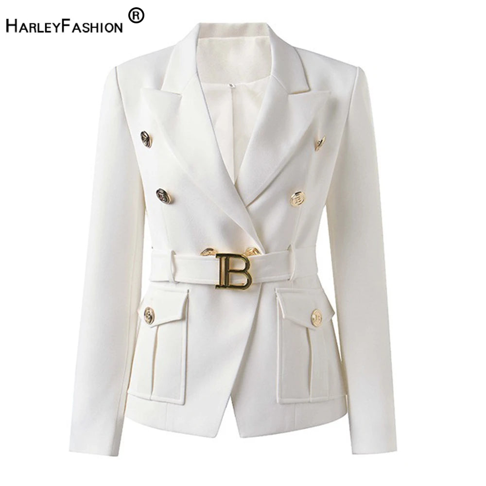 Solid Color Office Blazer for Effortless Smart Chic Workwear Street Style